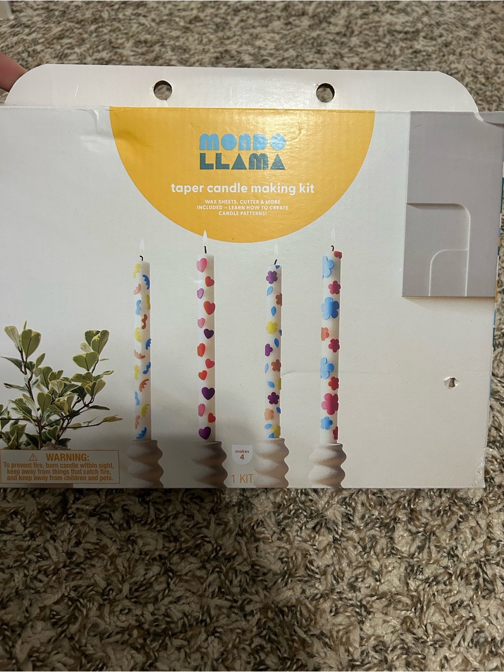 Mondo llama Taper Candle Making Kit